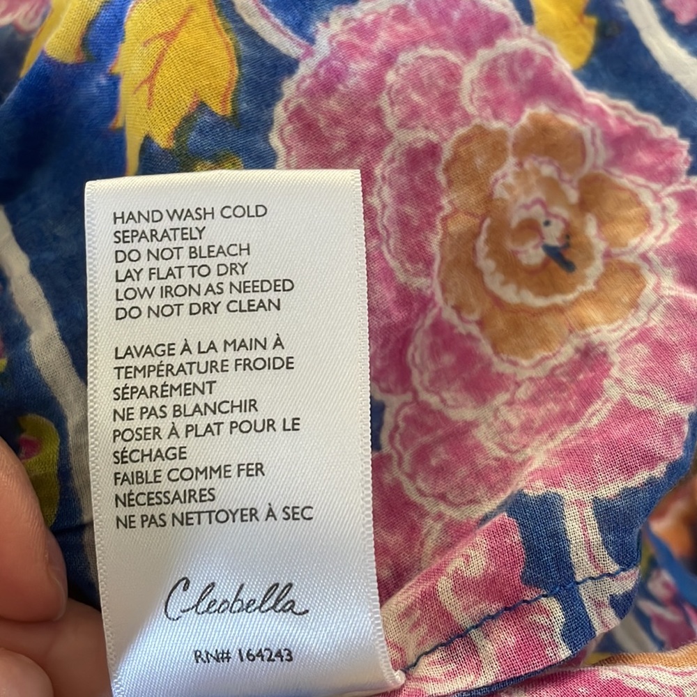 CLEOBELLA dress 
Cleobella
Marci Puff-Sleeve Floral Mini Dress kaftan - Picture 11 of 11
